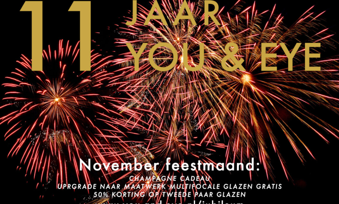 jubileum maand YOU & EYE